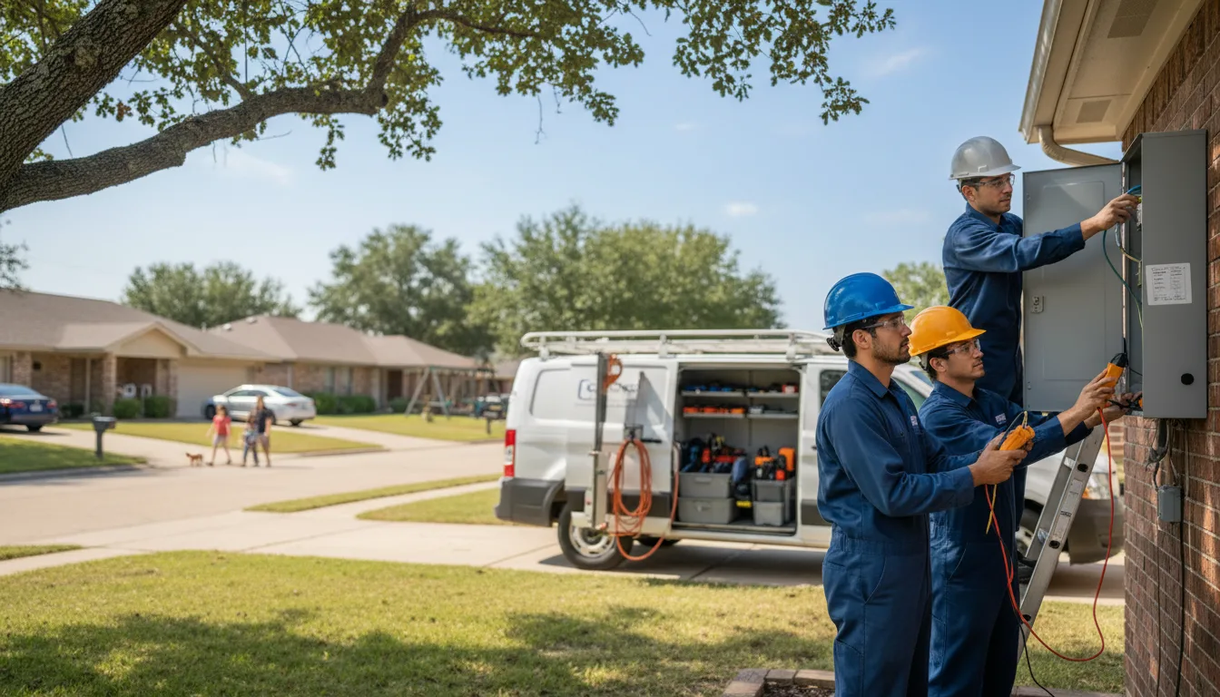 Certified electrician providing emergency electrical services in Verona, MS